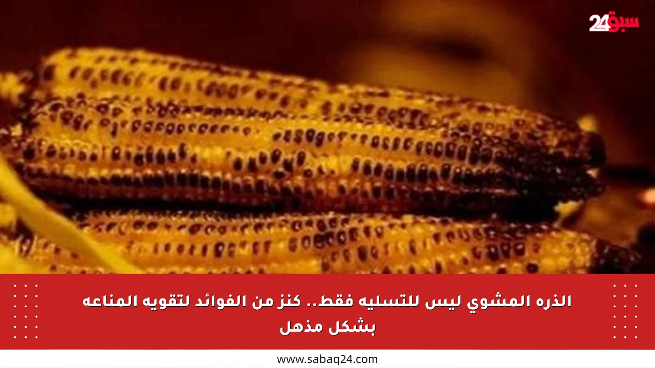 الذرة المشوي ليس للتسلية فقط.. كنز من الفوائد لتقوية المناعة بشكل مذهل